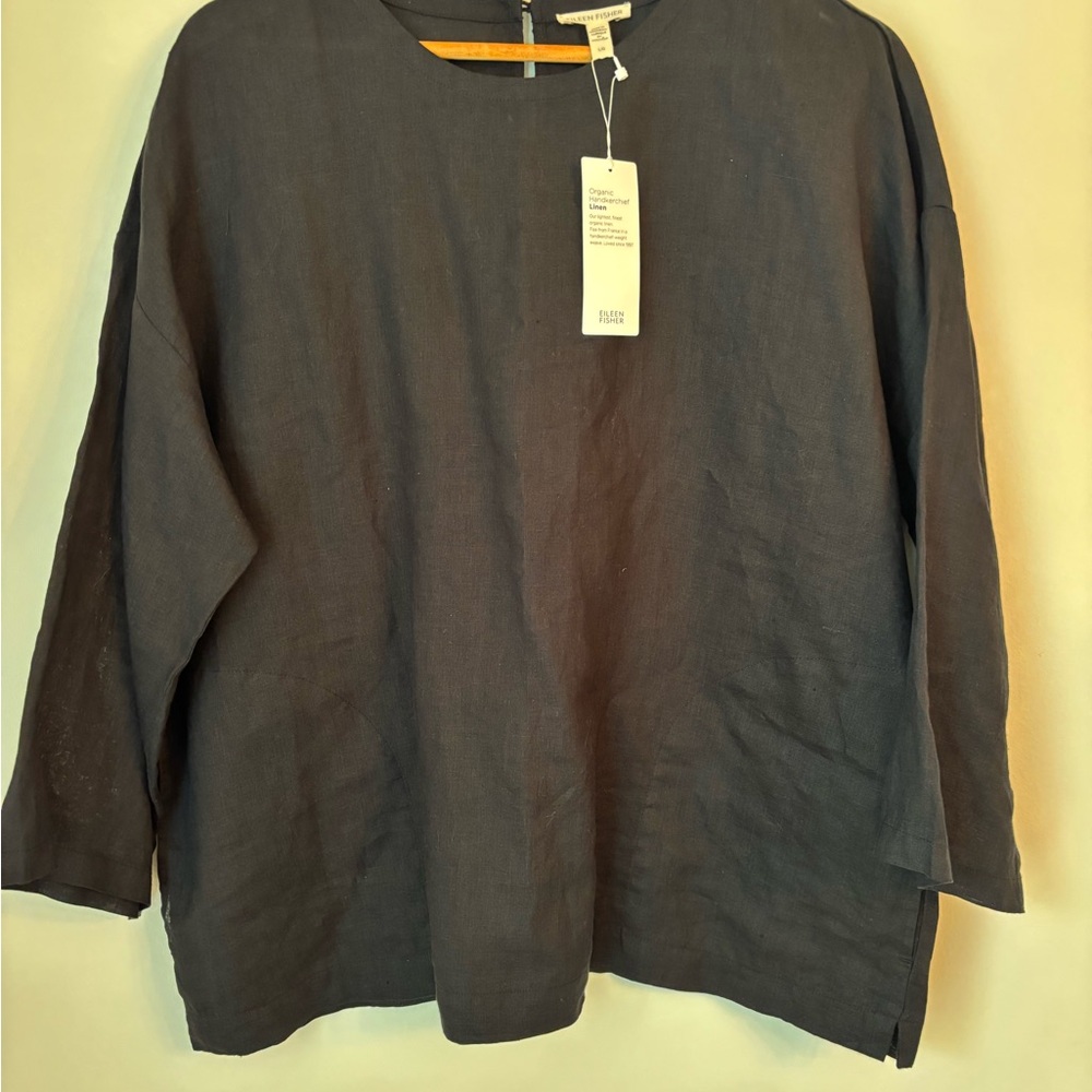 Eileen Fisher Black Blouse